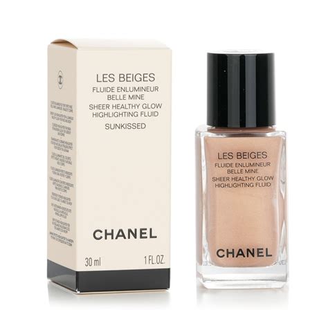 chanel sunkissed highlighter|Chanel highlighting fluid sunkissed.